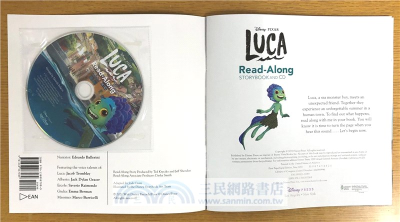 Luca Read-Along Storybook and CD