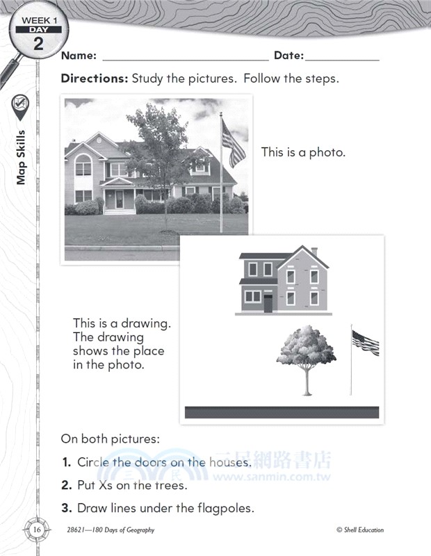 180 Days of Geography for Kindergarten
