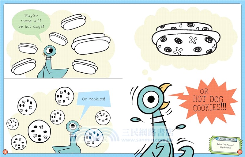 Don't Let the Pigeon Color This Book! (美國版)