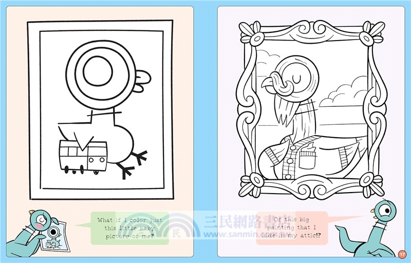 Don't Let the Pigeon Color This Book! (美國版)