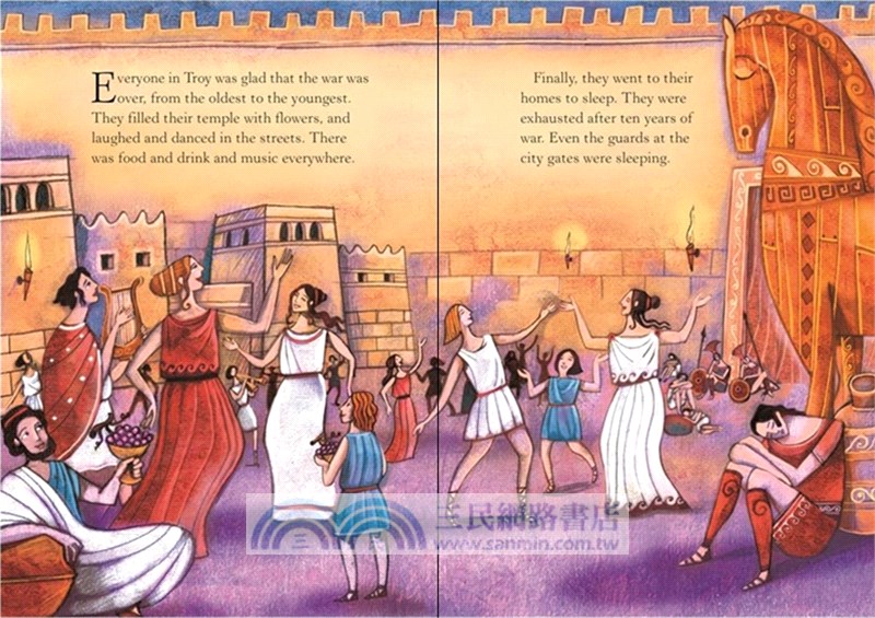 The Wooden Horse 木馬屠城記 (Usborne English Readers Level 2)