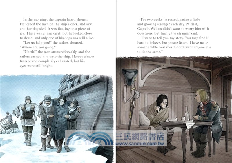 Frankenstein 科學怪人 (Usborne English Readers Level 3)