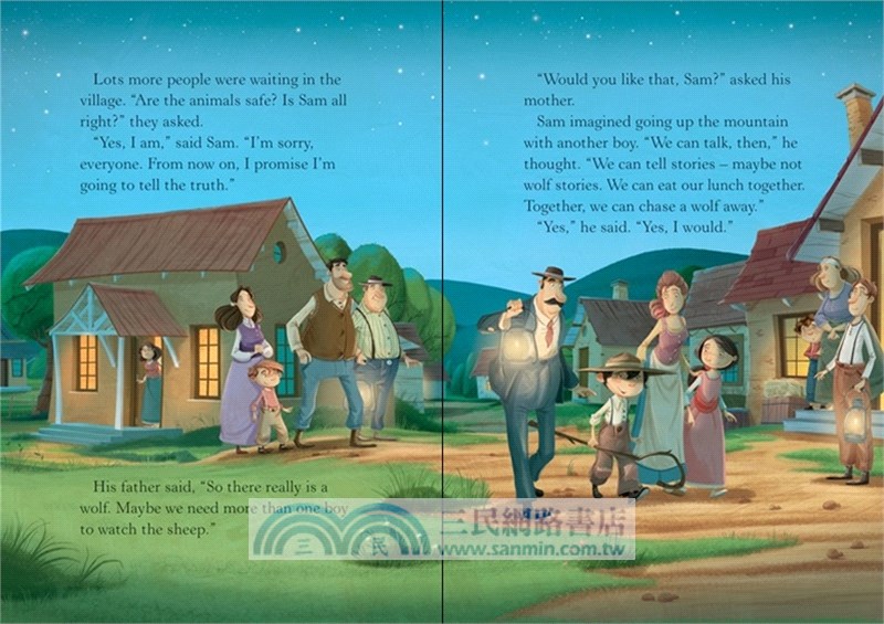 The Boy Who Cried Wolf 狼來了 (Usborne English Readers Level 1)