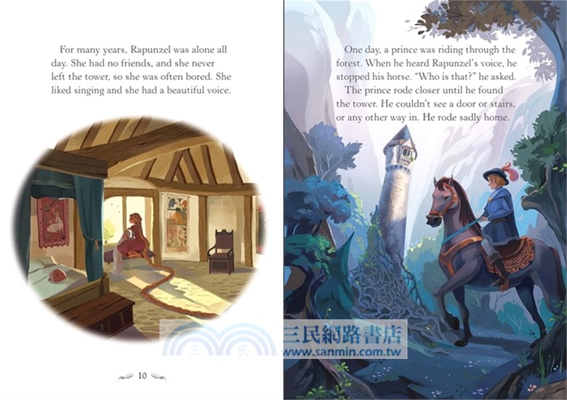 Rapunzel 長髮公主 (Usborne English Readers Level 1)