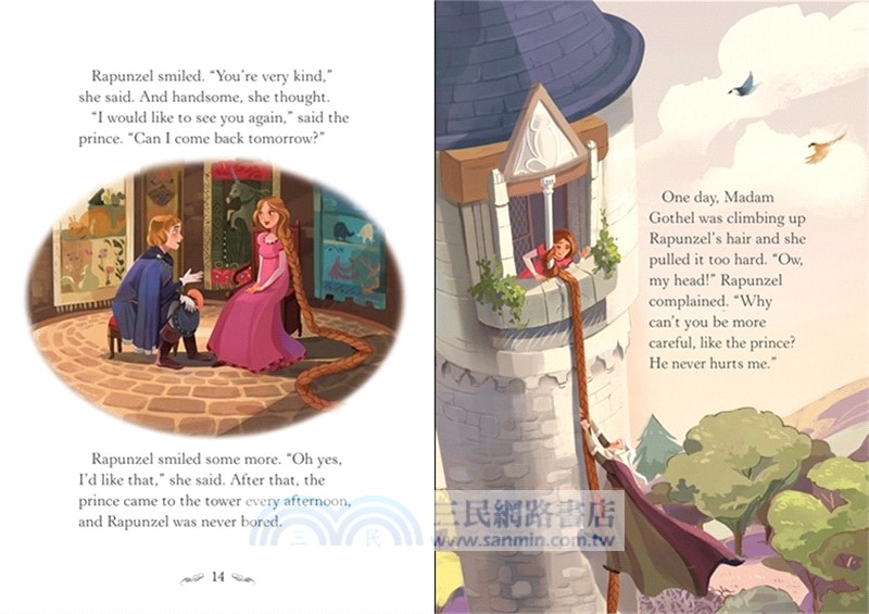 Rapunzel 長髮公主 (Usborne English Readers Level 1)