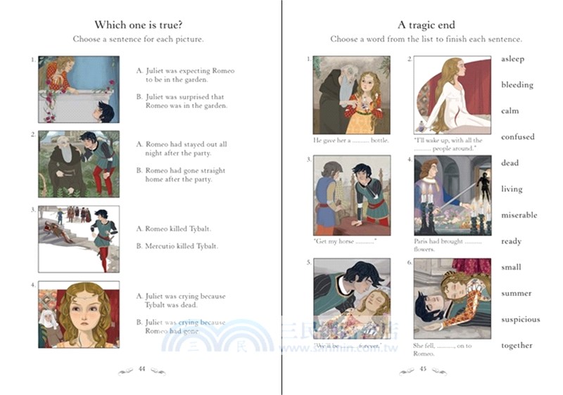Romeo and Juliet 羅密歐與茱麗葉 (Usborne English Readers Level 3)
