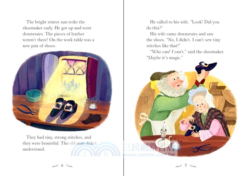 The Elves and the Shoemaker 精靈和鞋匠 (Usborne English Readers Level 1)