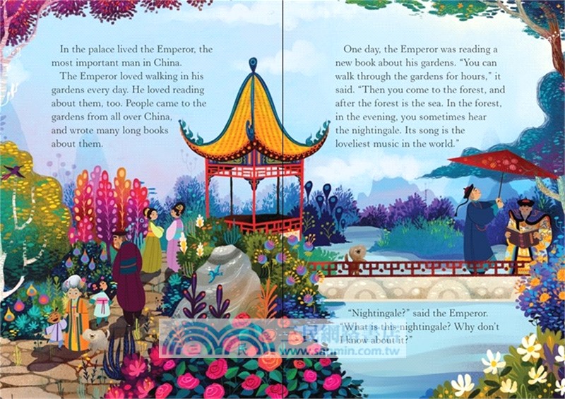 The Emperor and the Nightingale 國王與夜鶯 (Usborne English Readers Level 1)