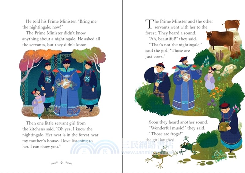 The Emperor and the Nightingale 國王與夜鶯 (Usborne English Readers Level 1)