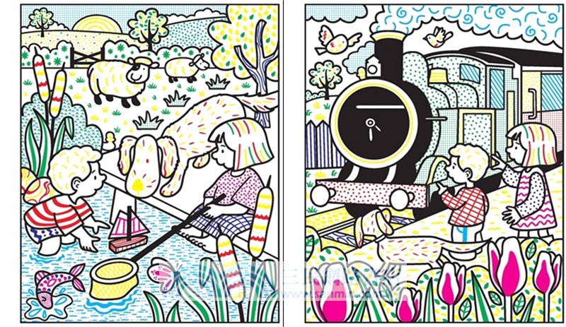 Poppy & Sam's Magic Painting Book (水畫冊)