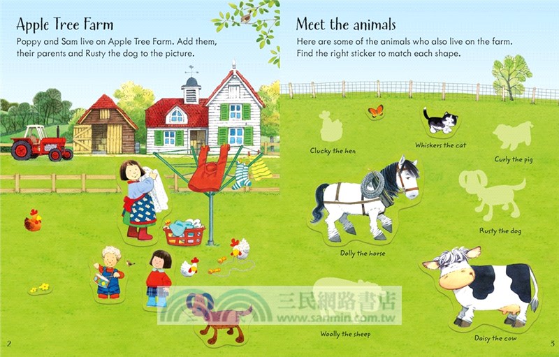 Poppy & Sam's Animals Sticker Book