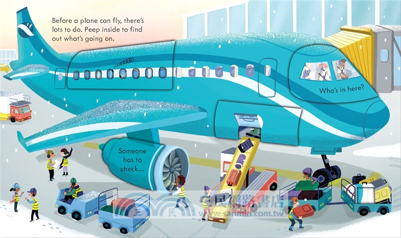 Peep Inside How a Plane Works (硬頁翻翻書)