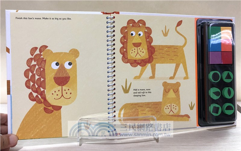 Rubber Stamp Activities Animals (印章遊戲書)