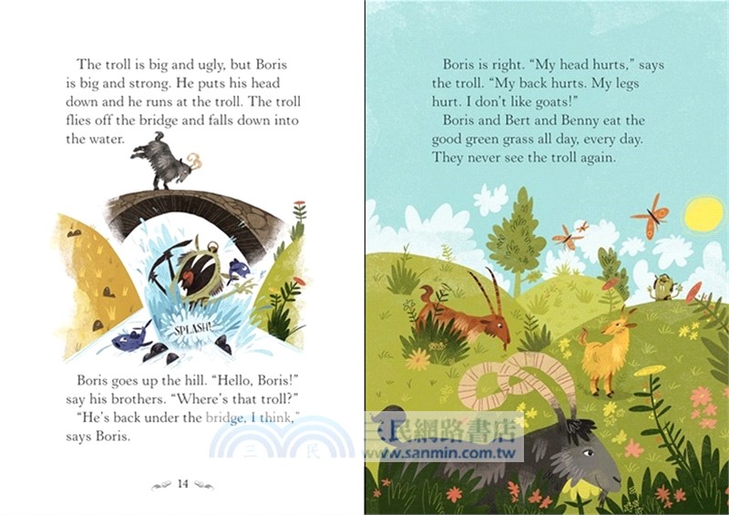 The Three Billy Goats 三隻山羊 (Usborne English Readers Starter Level)