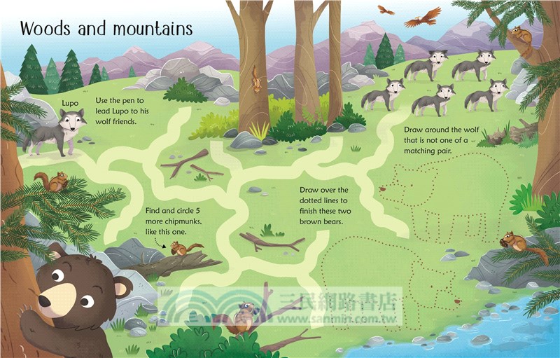 Wipe-Clean Woodland Activities