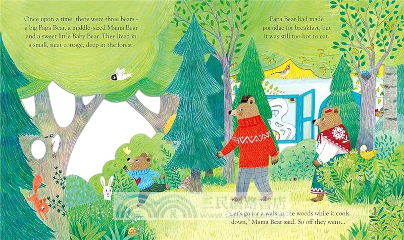 Goldilocks and the Three Bears (Peep Inside a Fairy Tale)(硬頁翻翻書)