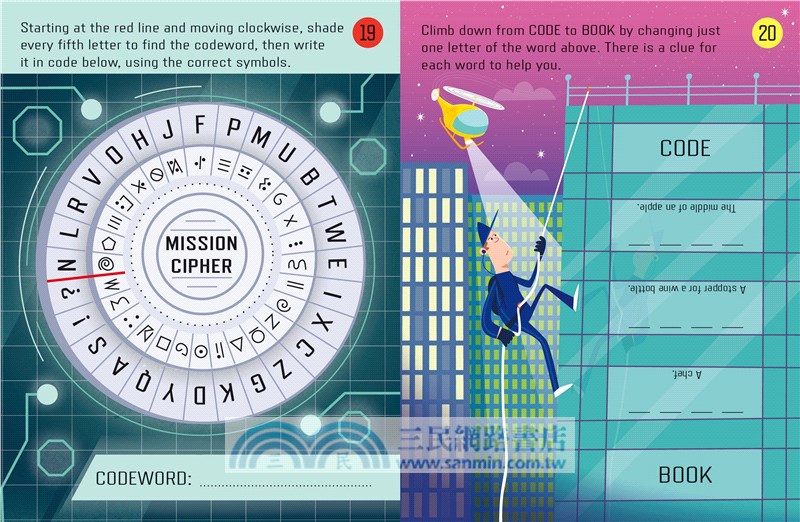 Mini Books Spy Secret Messages