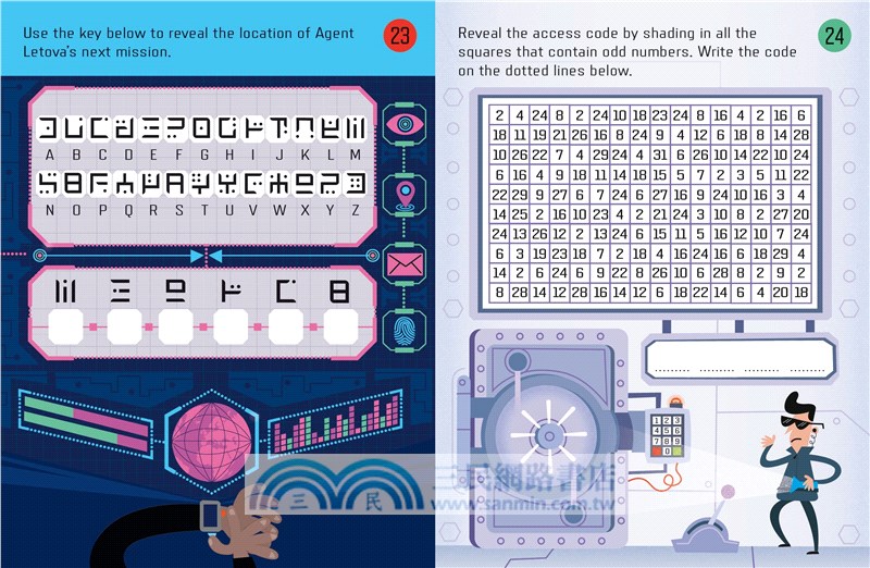 Mini Books Spy Secret Messages