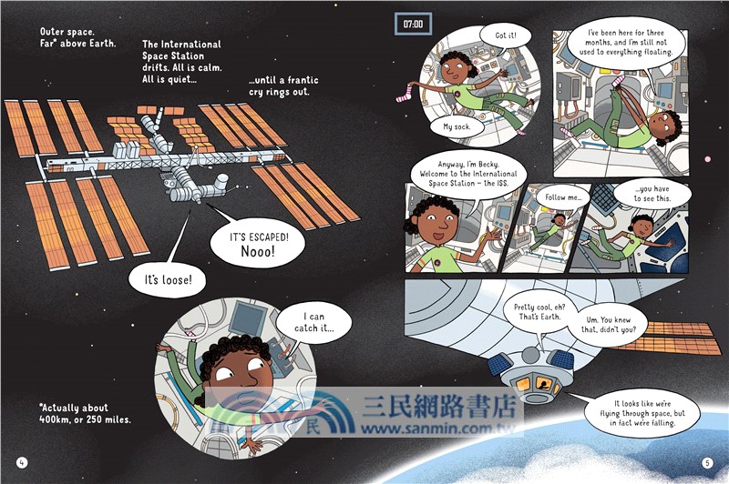 24 Hours in Space (Graphic Novel)(The Week Junior Book Awards 2023)