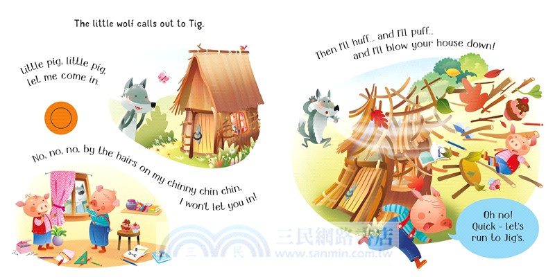 The Three Little Pigs (Listen and Read Story Books)(硬頁有聲故事書)