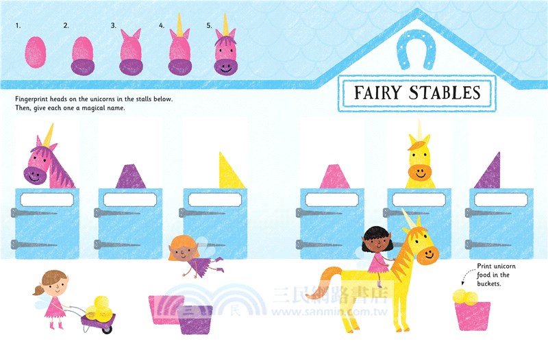 Fingerprint Activities Fairies and Unicorns