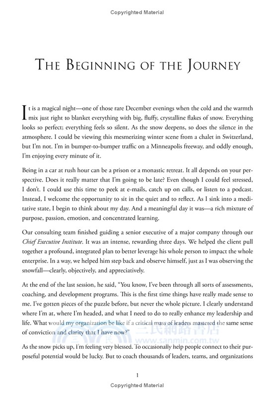 Leadership from the Inside Out ─ Becoming a Leader for Life