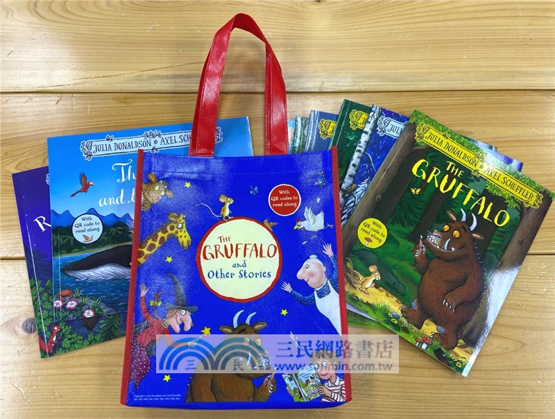 預計1月底到貨-The Gruffalo and Other Stories (共8本平裝本) *附音檔QRcode*