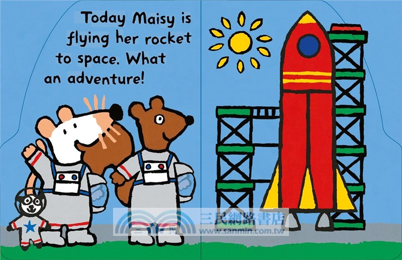 Maisy's Rocket (英國版)(硬頁造型書)