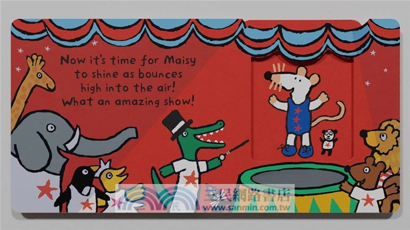 Maisy's Circus Show: Push, Slide, and Play! (硬頁推拉書)(美國版)