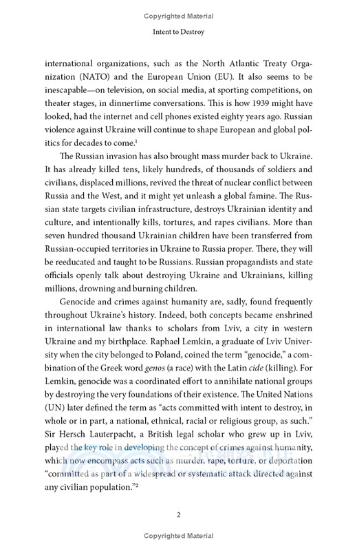 Intent to Destroy: Russia's Two-Hundred-Year Quest to Dominate Ukraine