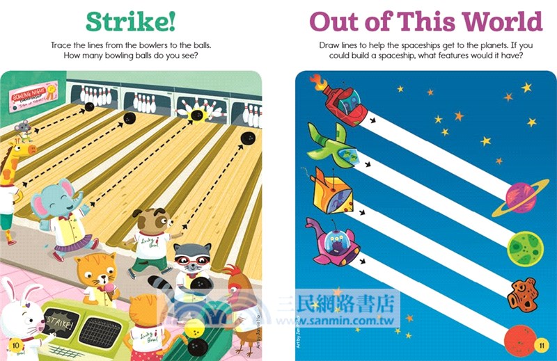 Write-On Wipe-Off Let's Trace (附白板筆)