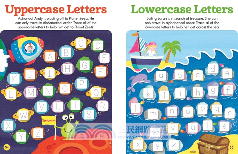 Write-On Wipe-Off Let's Write Letters (附白板筆)