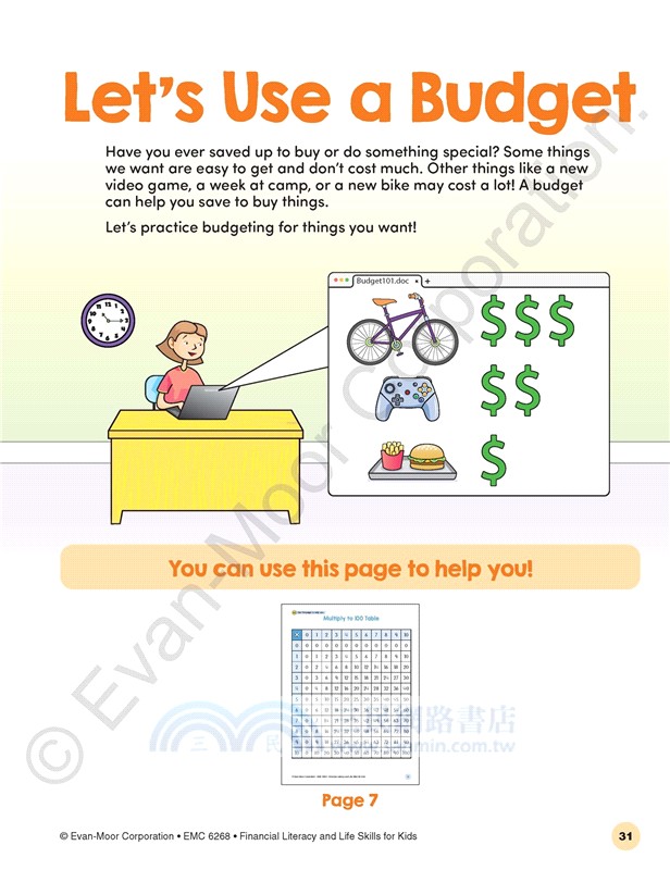 Financial Literacy and Life Skills for Kids, Age 10 - 11 Workbook