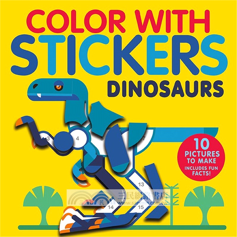 Color with Stickers 4-Book Boxed Set: Dinosaurs; Space; Jungle; Ocean