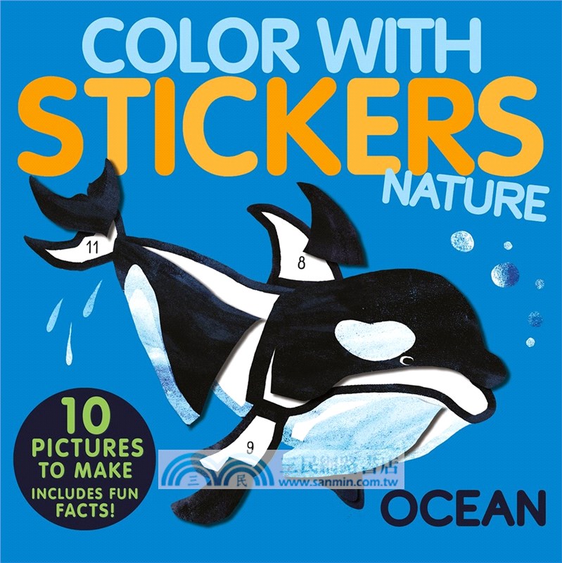 Color with Stickers 4-Book Boxed Set: Dinosaurs; Space; Jungle; Ocean