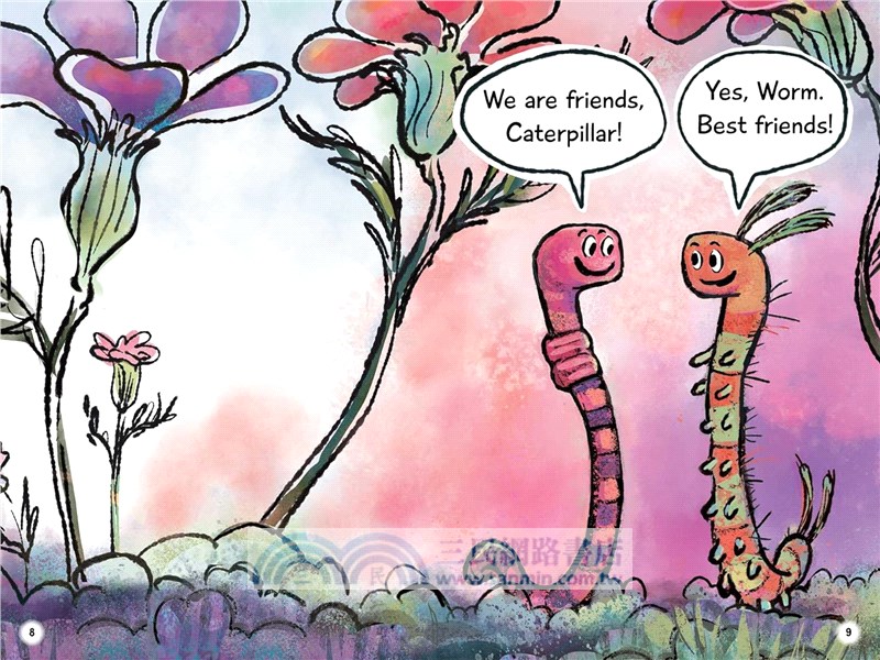 Worm and Caterpillar Are Friends: Ready-to-Read Graphics Level 1 (A Theodor Seuss Geisel Honor Book)