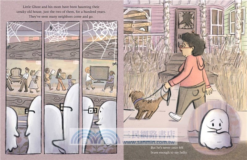 Little Ghost Makes a Friend (精裝本)(美國版)