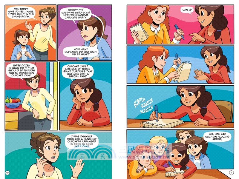 #5 Katie, Batter Up! the Graphic Novel (Cupcake Diaries 5)