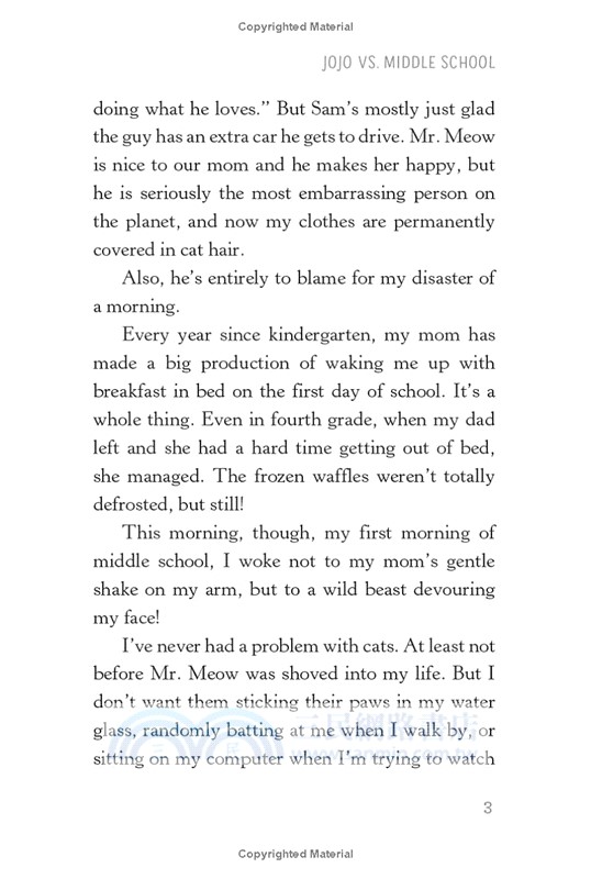 Jojo vs. Middle School