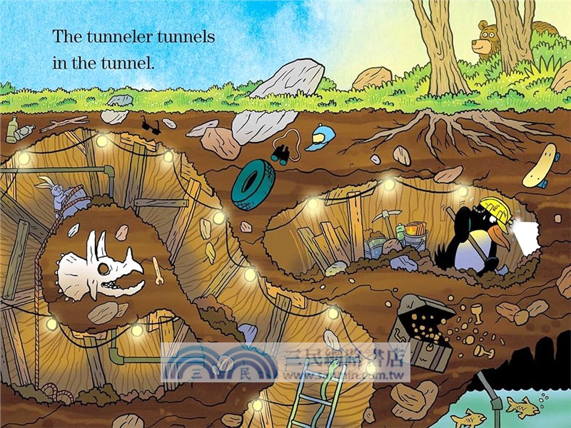 The Tunneler Tunnels in the Tunnel: Ready-To-Read Level 1
