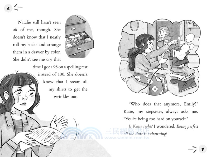 Emily's Cupcake Chaos! (黑白橋梁書版)