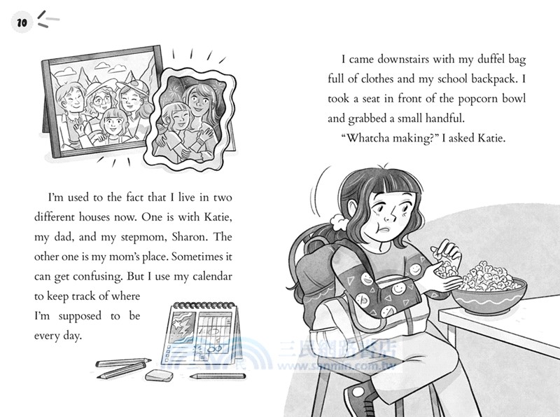 Emily's Cupcake Chaos! (黑白橋梁書版)