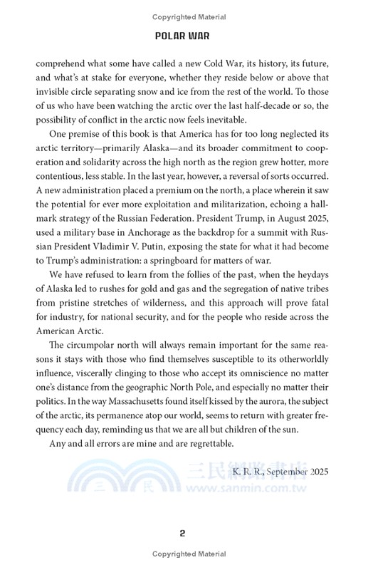 Polar War: Submarines, Spies, and the Struggle for Power in a Melting Arctic