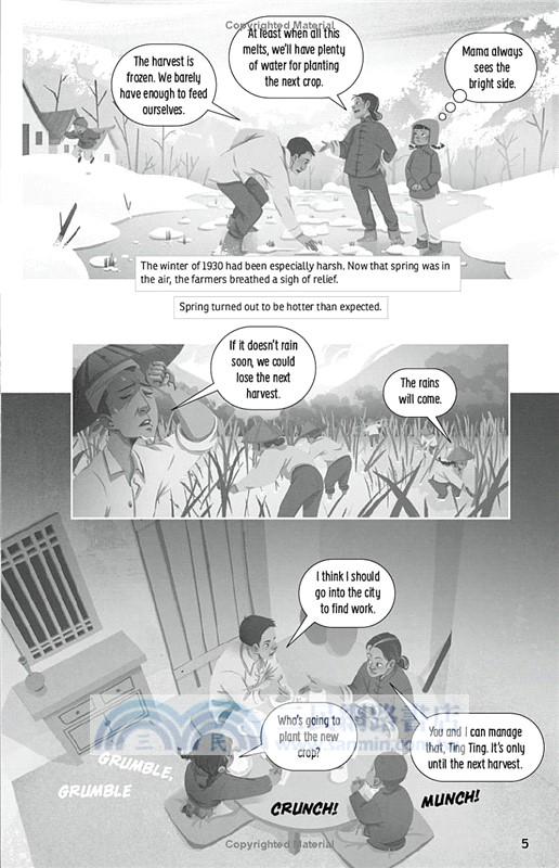 Ting and the Deadly Waters: A 1931 Yangtze River Flood Graphic Novel