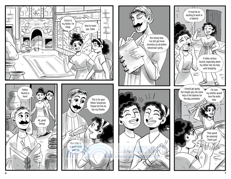 Paulina and the Disaster at Pompeii: A Mount Vesuvius Eruption Graphic Novel