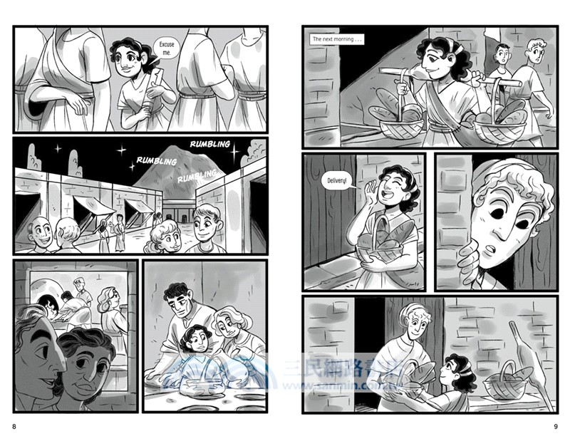 Paulina and the Disaster at Pompeii: A Mount Vesuvius Eruption Graphic Novel