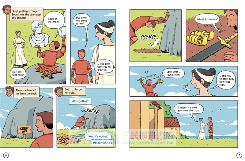 #6 Theseus and the Minotaur (Modern Graphic Greek Myth)