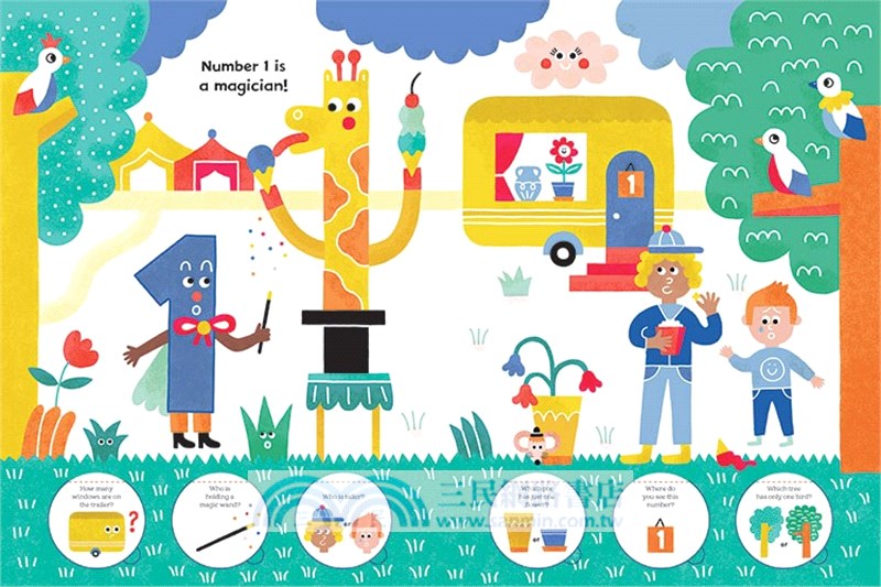 Number Circus (硬頁翻翻書)