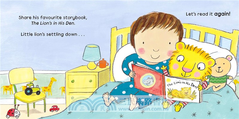 How to Tuck In Your Sleepy Lion