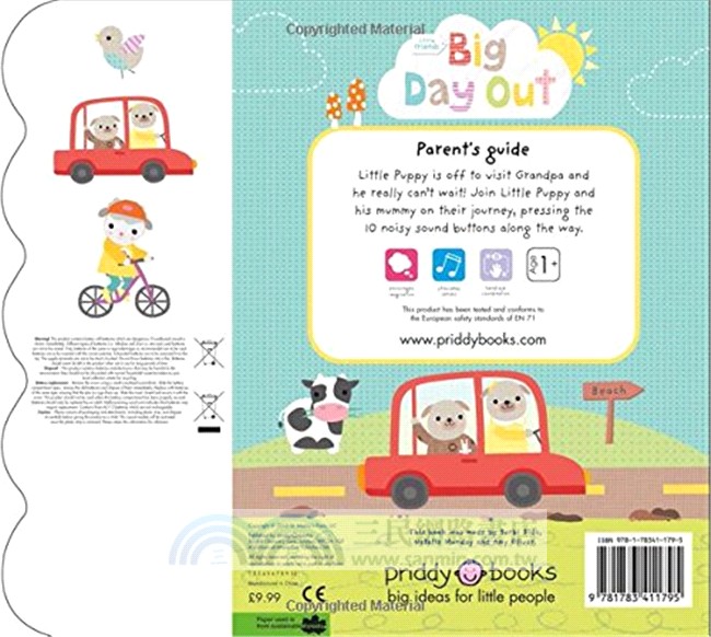 Little Friends - Big Day Out (Lift-the-flap)(硬頁音效書)